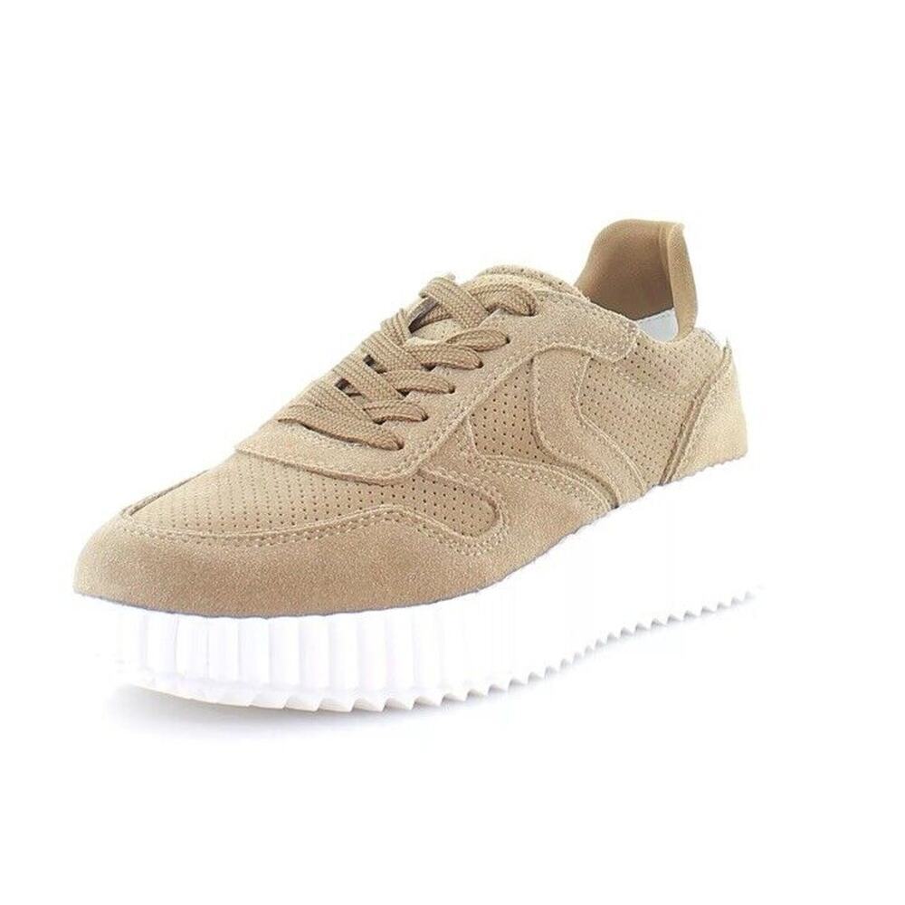 NWOB Steve Madden Shereen Women's Fashion Sneakers Chestnut Suede Size 7.5 - Picture 2 of 11